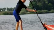 Testování dětského nafukovacího paddleboardu kiboko_soukup jižní čechy
